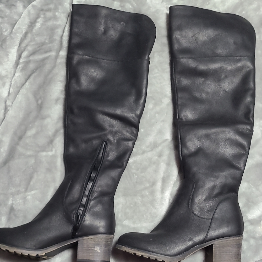 SO Charcoal Over the Knee Boots